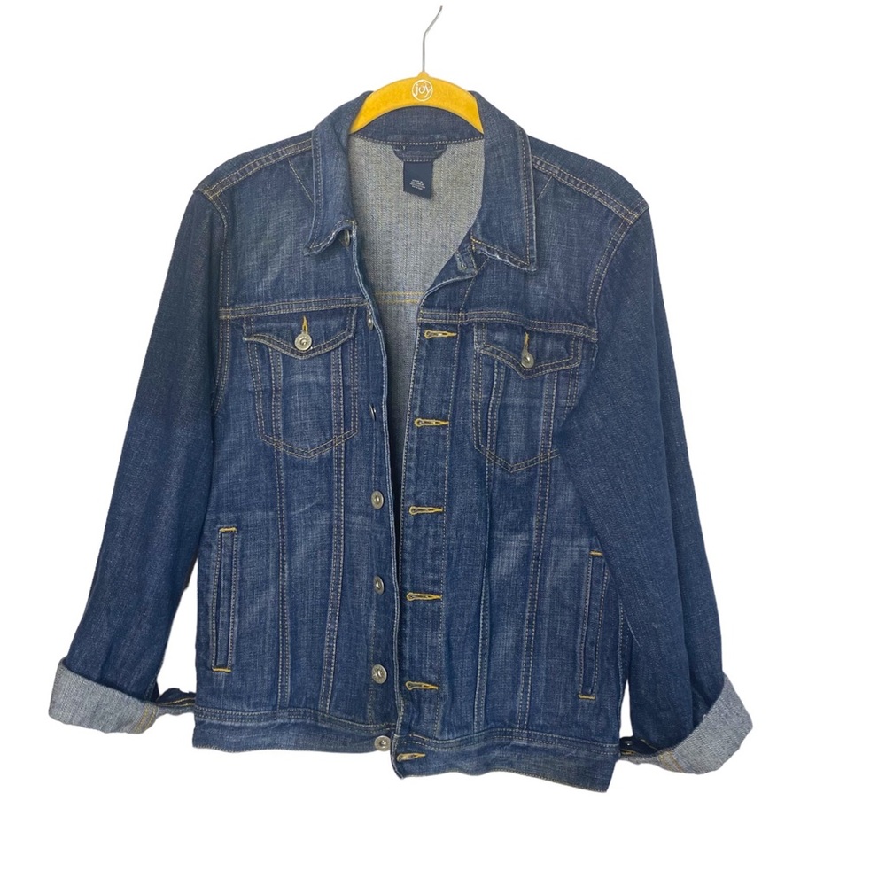 Kids Polo Jean Jacket Dark Wash Classic Style Size 16/18